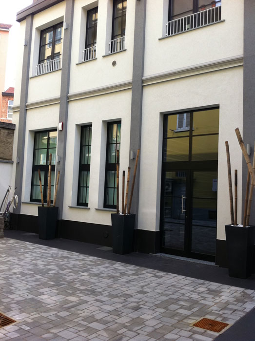 Riqualificazione palazzina via Mercantini Milano
