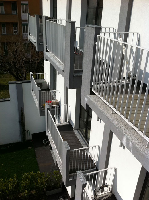 Riqualificazione palazzina via Mercantini Milano