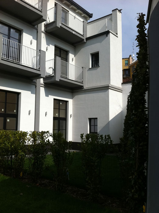 Riqualificazione palazzina via Mercantini Milano